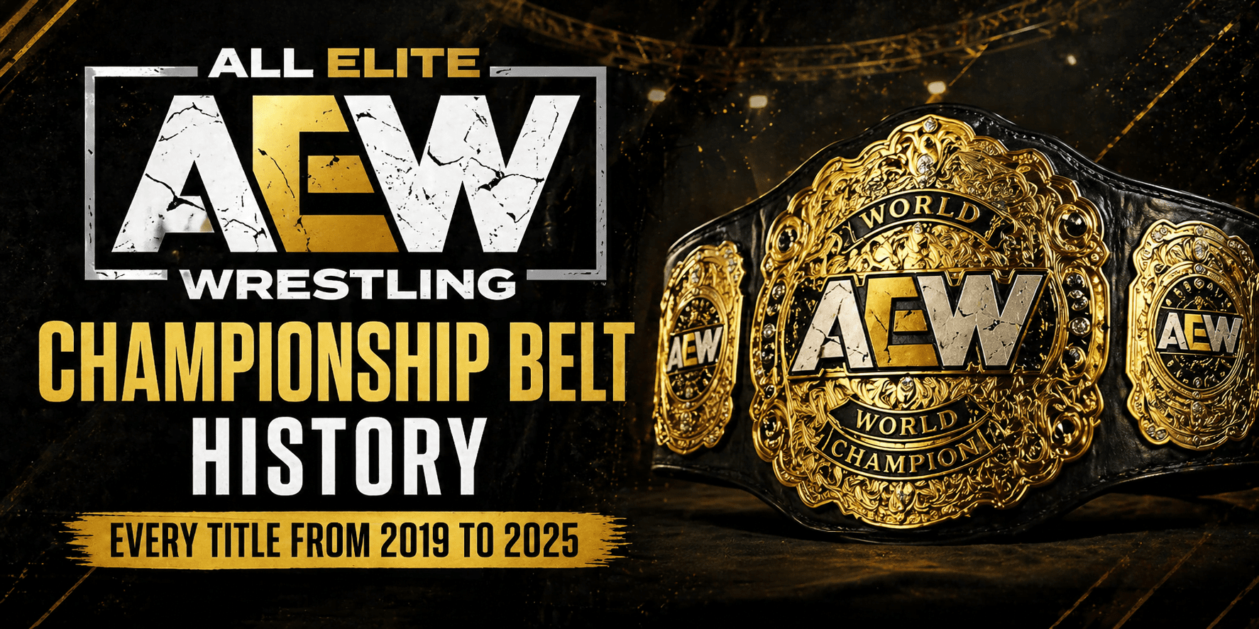 AEW Championship Belts History: Every Title From 2019 to 2025